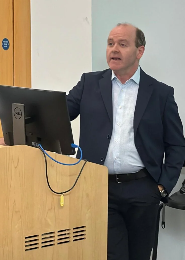 Dermot Callaghan, the Head of the Horticulture Development Department at the Teagasc Research Center in Ireland.